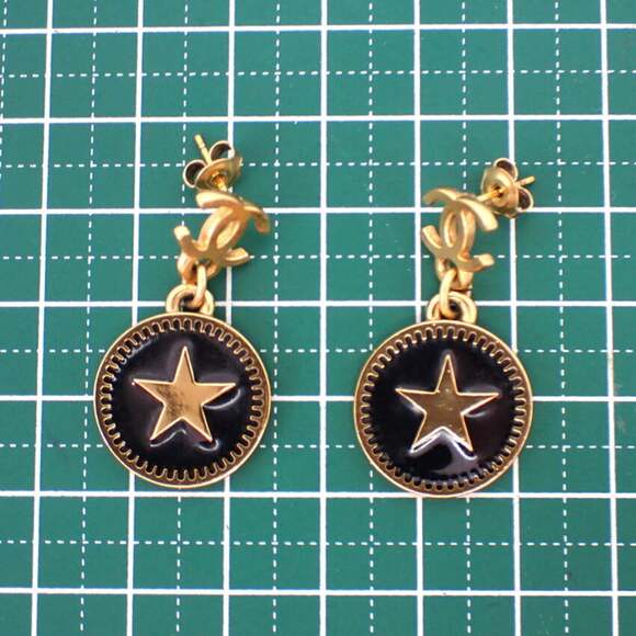CHANEL Gold Earrings